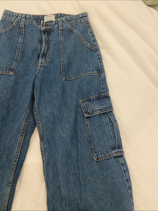 Cotton On Denim - Cotton On Blue Denim Cargo Jeans